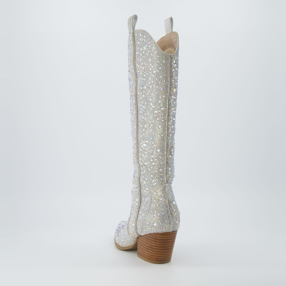 Glittery, rhinestone boots, multiple sizes taylor boots - Picture 5 of 8